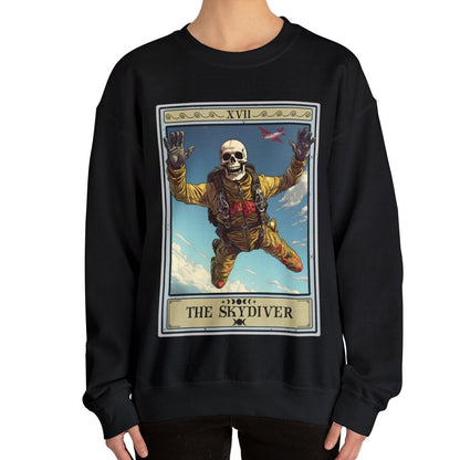 The Skydiver Tarot Card Sweatshirt, Skydiving