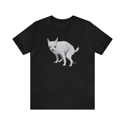 Pooping Chihuahua Shirt, Pooping Dog