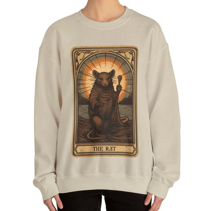 The Rat Tarot Card Sweatshirt, Animal Lover