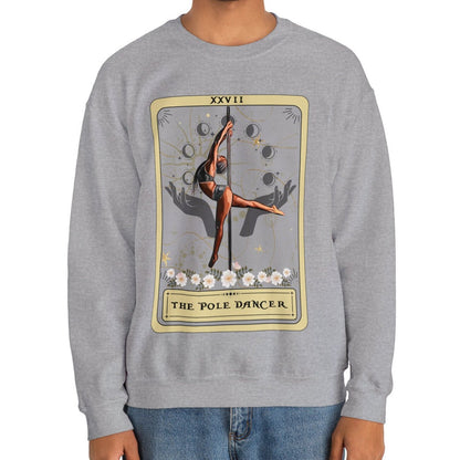 The Pole Dancer Tarot Card Sweatshirt, Pole Dance