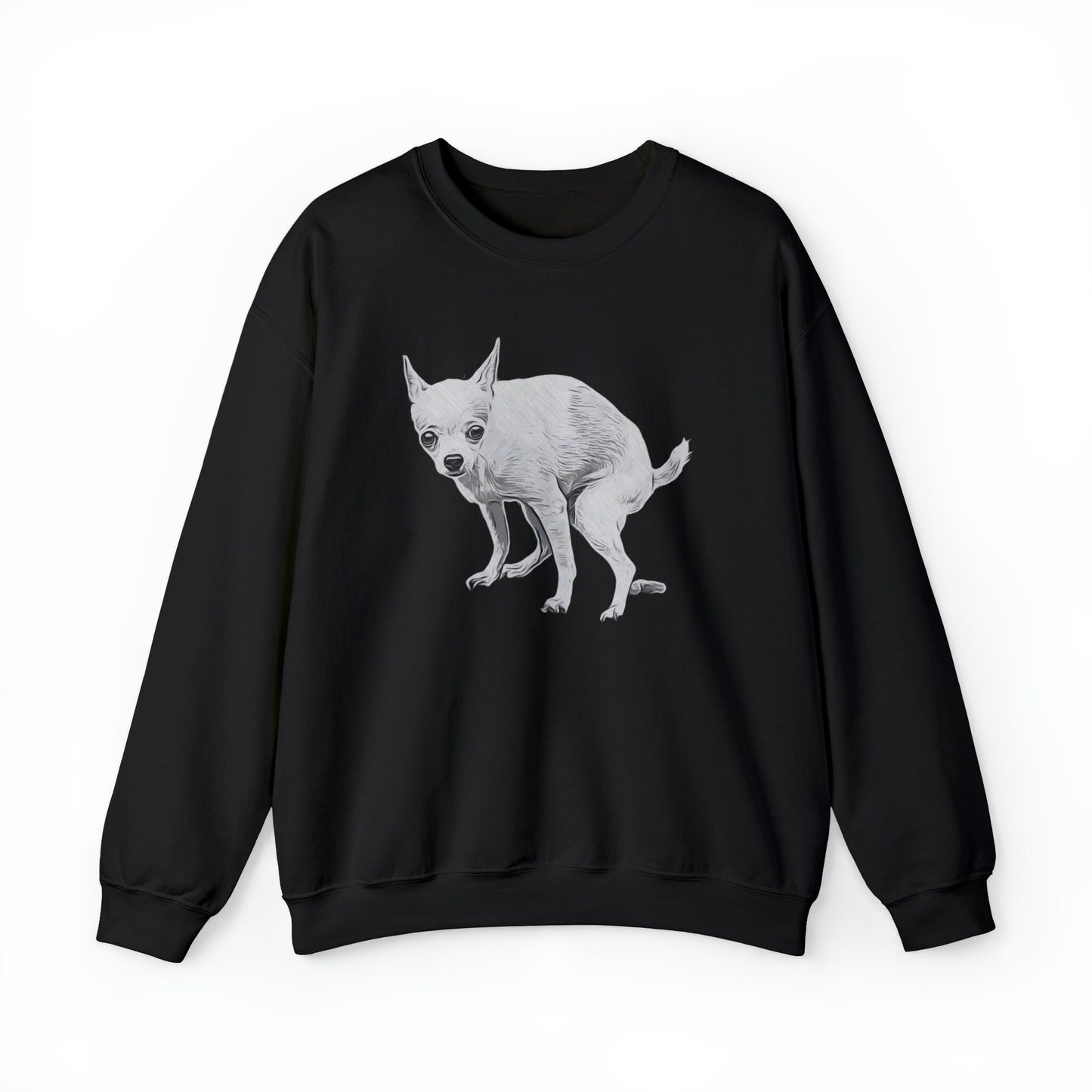 Pooping Chihuahua Sweatshirt, Pooping Dog