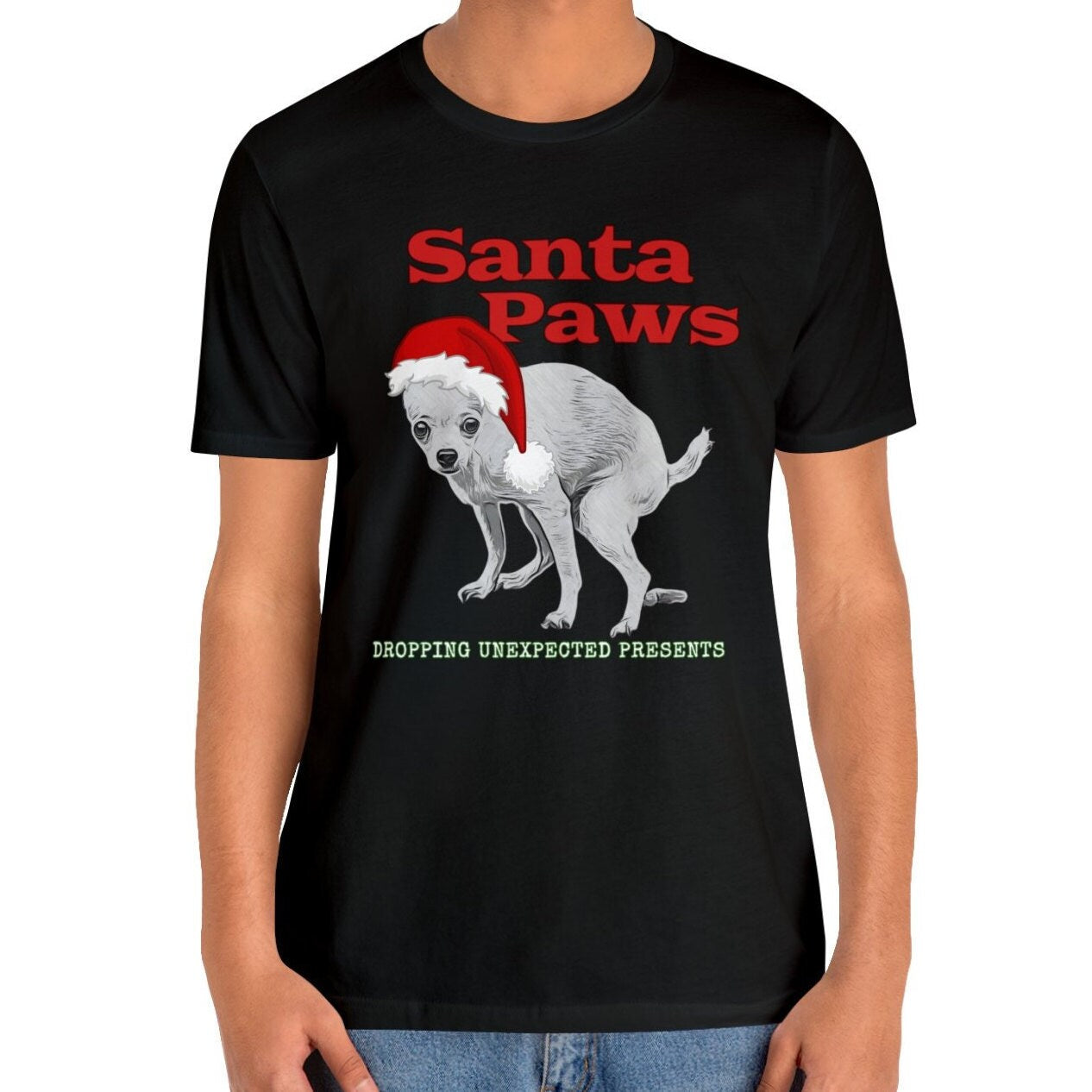 Christmas Dog Pooping Shirt, Chihuahua