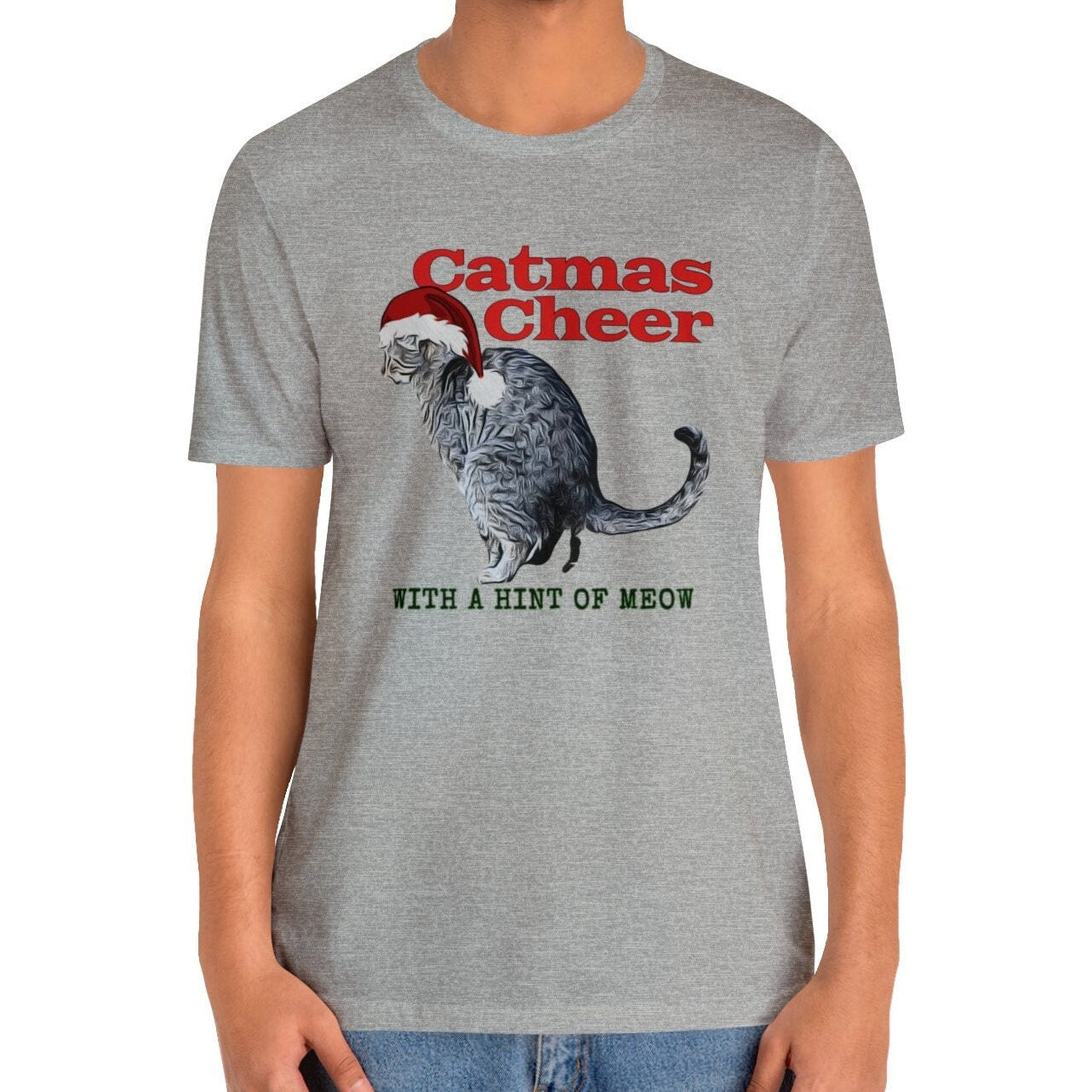 Christmas Cat Pooping Shirt