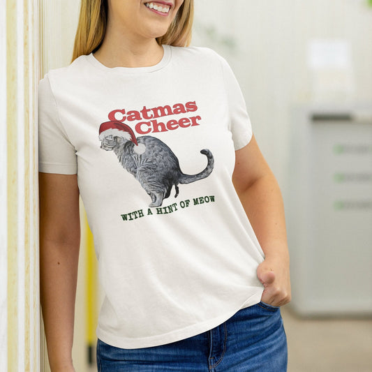 Christmas Cat Pooping Shirt