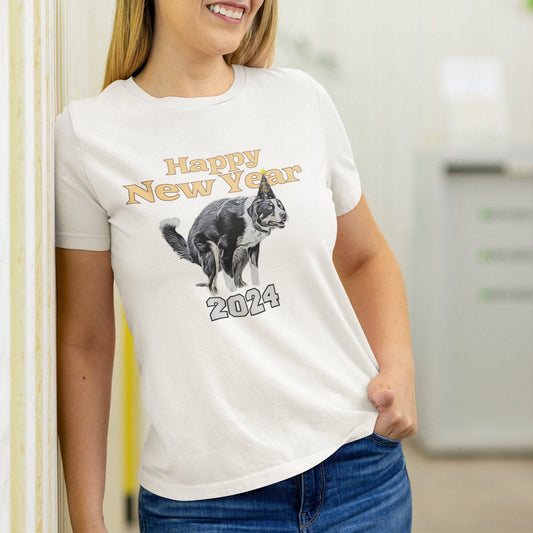 New Year Dog Pooping Shirt, Bernese Mountain Dog