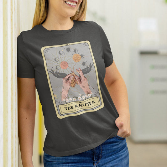 The Knitter Tarot Card Shirt, Knitting