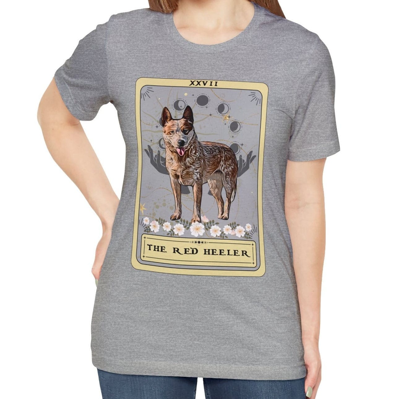 The Red Heeler Tarot Card Dog Shirt