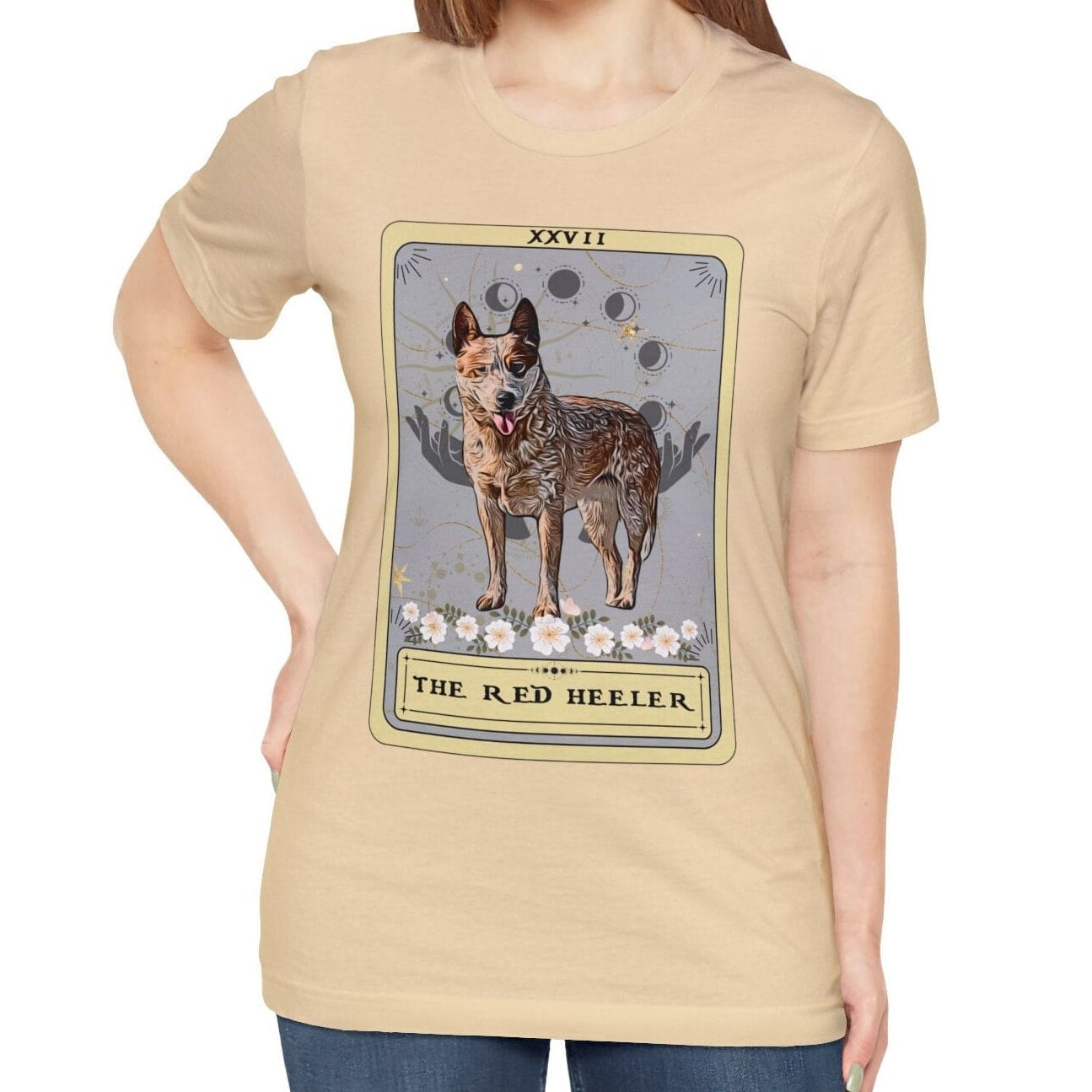 The Red Heeler Tarot Card Dog Shirt