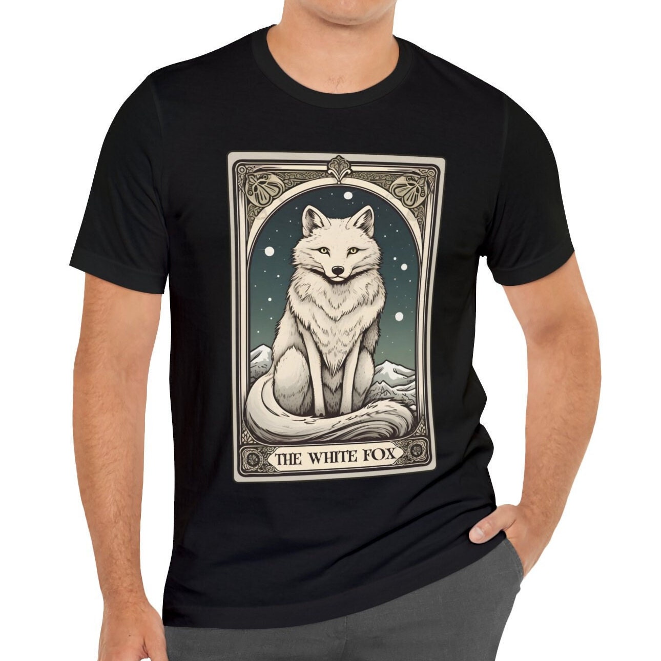 The White Fox Tarot Card Shirt