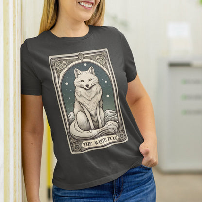 The White Fox Tarot Card Shirt