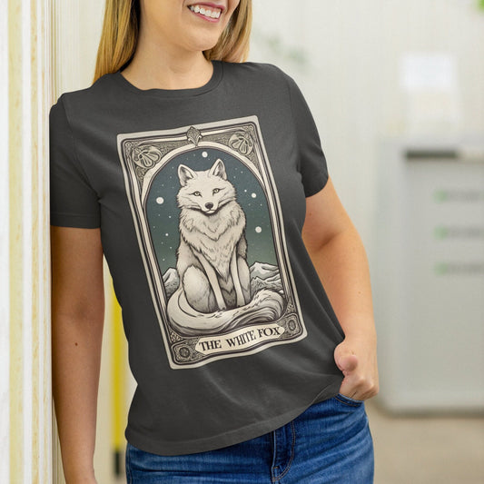 The White Fox Tarot Card Shirt