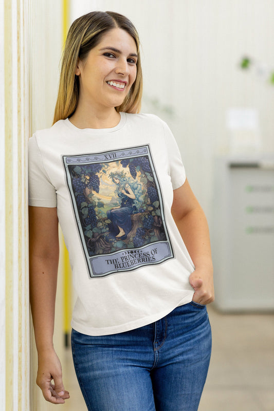 The Princess Of Blueberries Tarot Card Shirt