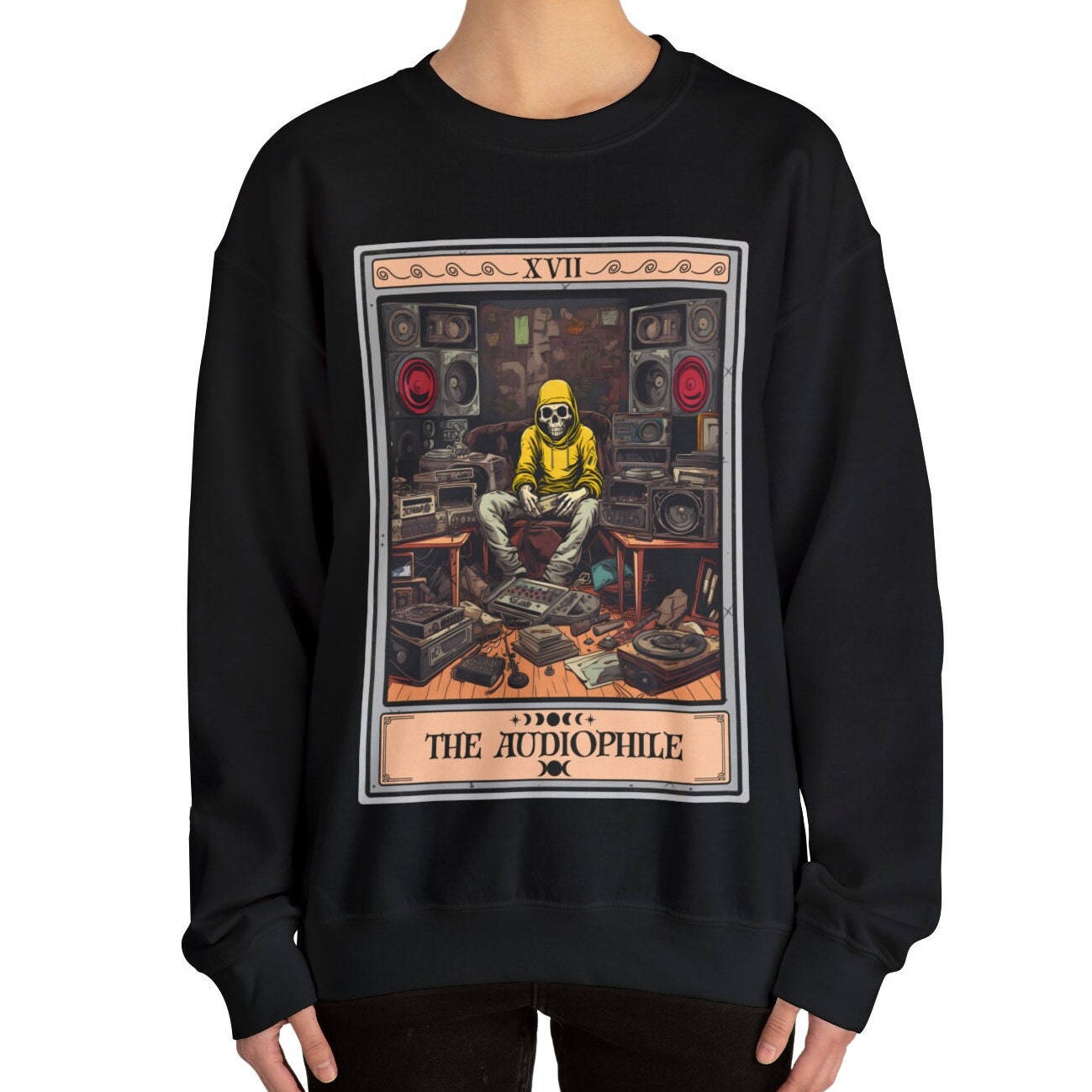 The Audiophile Tarot Card Sweatshirt