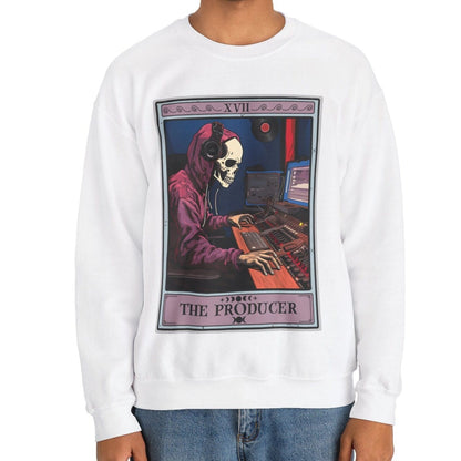 The Producer Tarot Card Sweatshirt, Music Producer Recording Studio