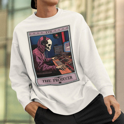 The Producer Tarot Card Sweatshirt, Music Producer Recording Studio