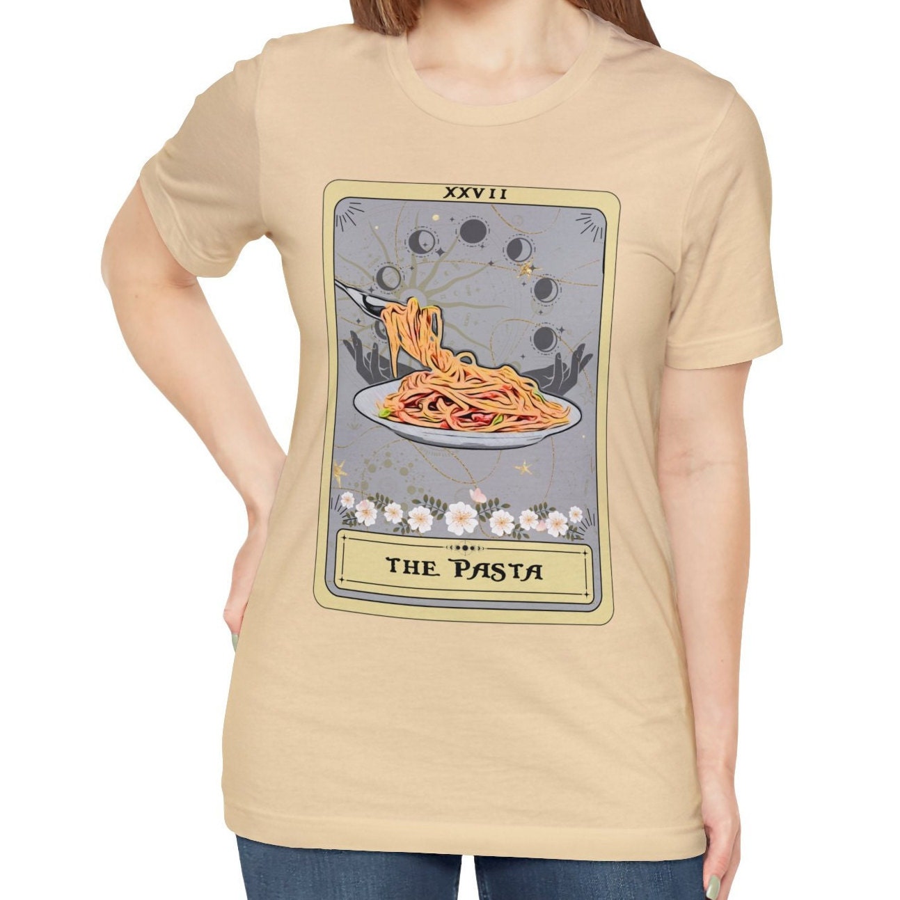 The Pasta Tarot Card Shirt, Spaghetti Lover Italian Food