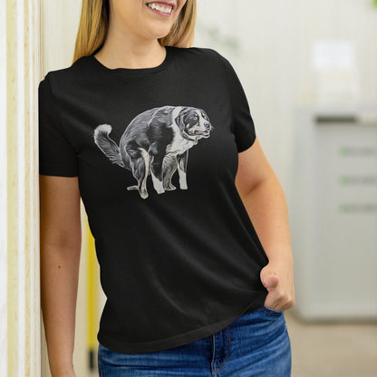 Pooping Bernese Mountain Dog Shirt, Pooping Dog