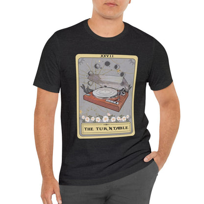 The Turntable Tarot Card Shirt, Vinyl Lover