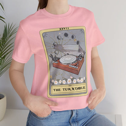 The Turntable Tarot Card Shirt, Vinyl Lover