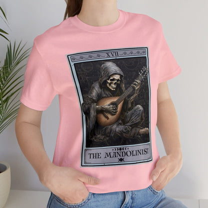 The Mandolinist Tarot Card Shirt, Mandolin Player