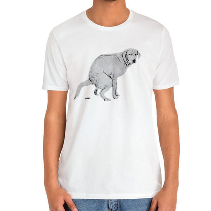 Pooping Dog Shirt, Labrador