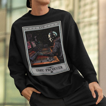 The Producer Tarot Card Sweatshirt, Music Recording Studio