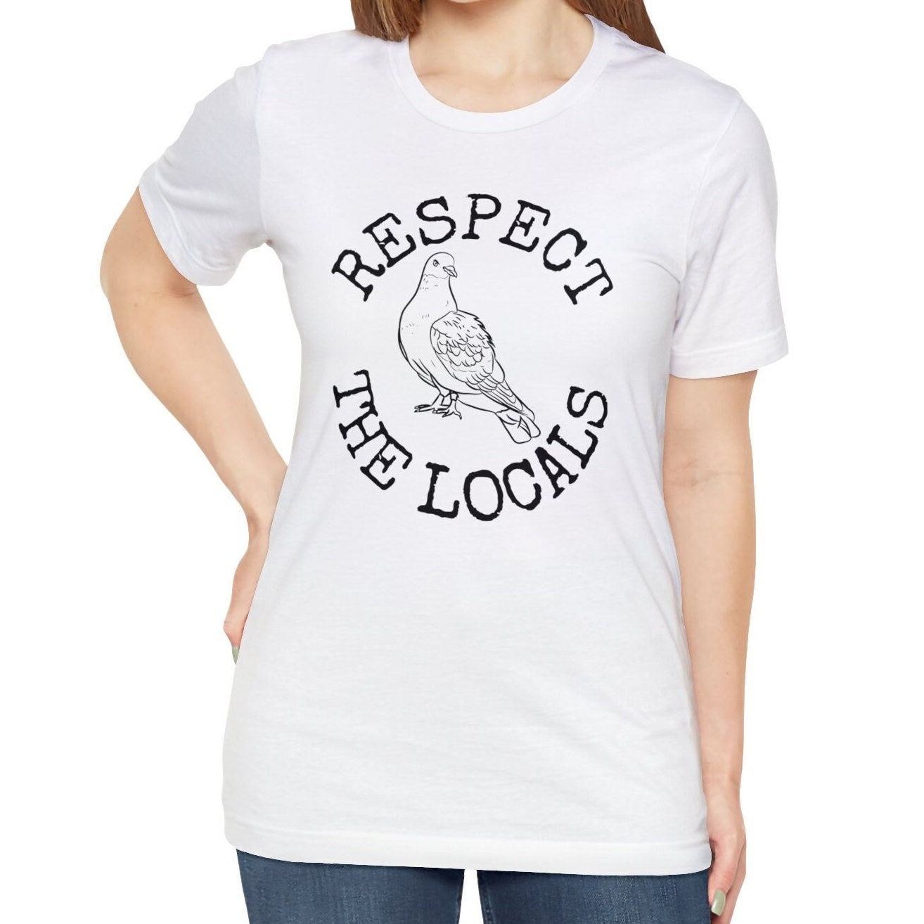 Respect The Locals Pigeon T-Shirt