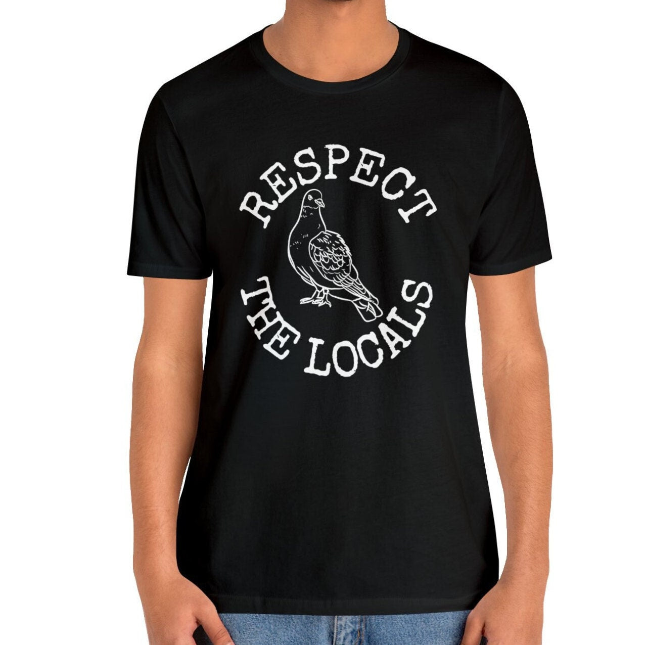 Respect The Locals Pigeon T-Shirt