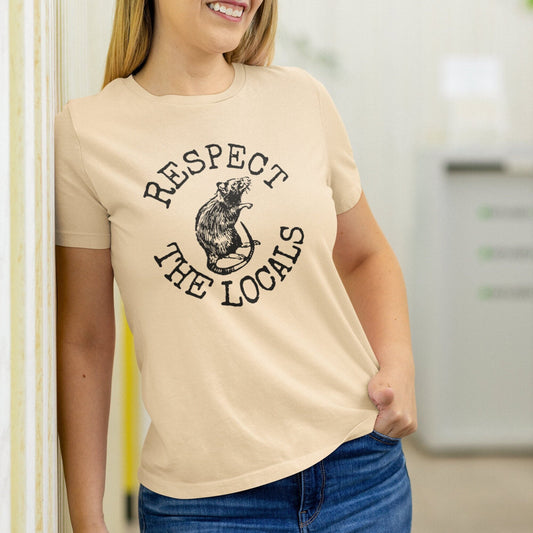 Respect The Locals Rat T-Shirt