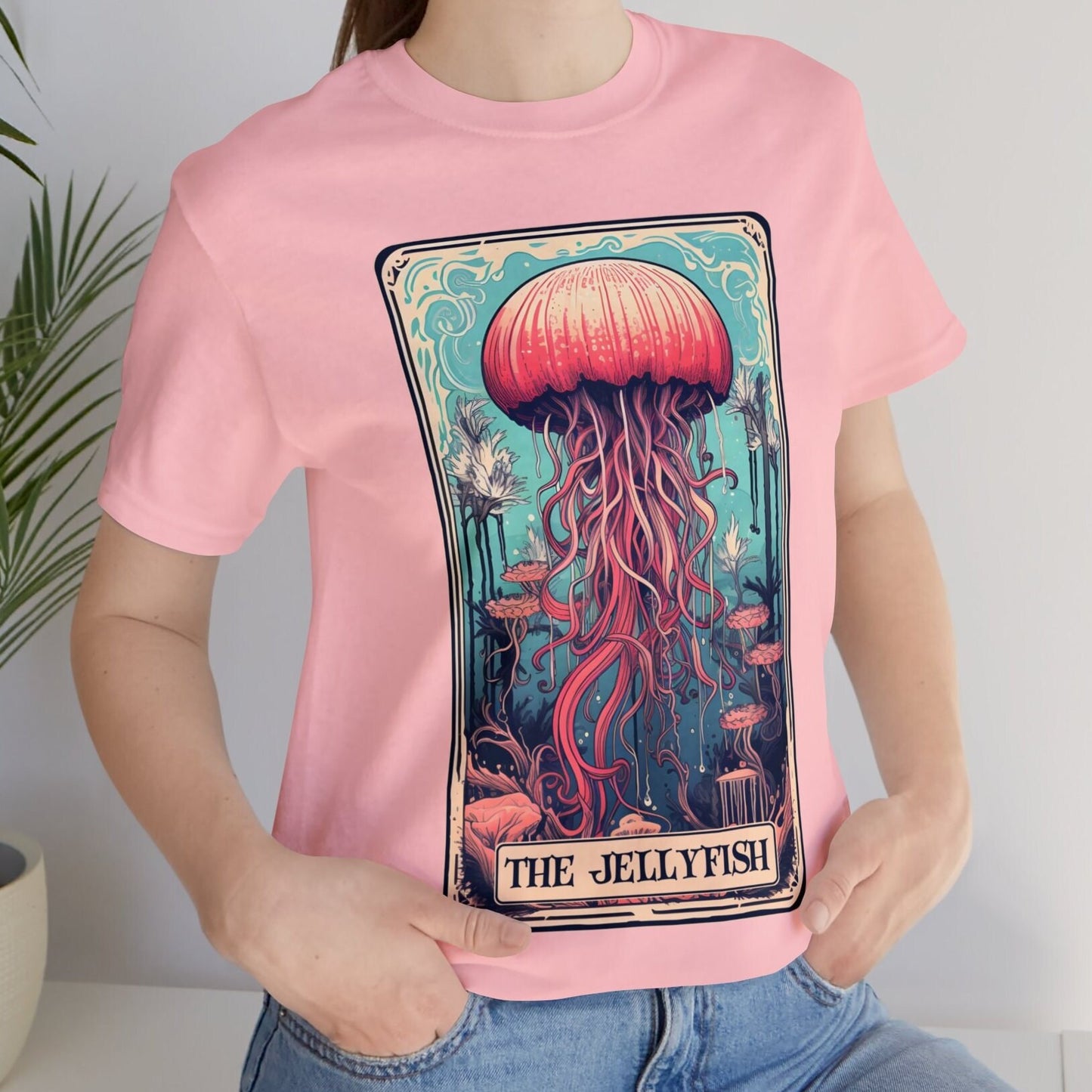The Jellyfish Tarot Card Shirt, Ocean Marine Biologist