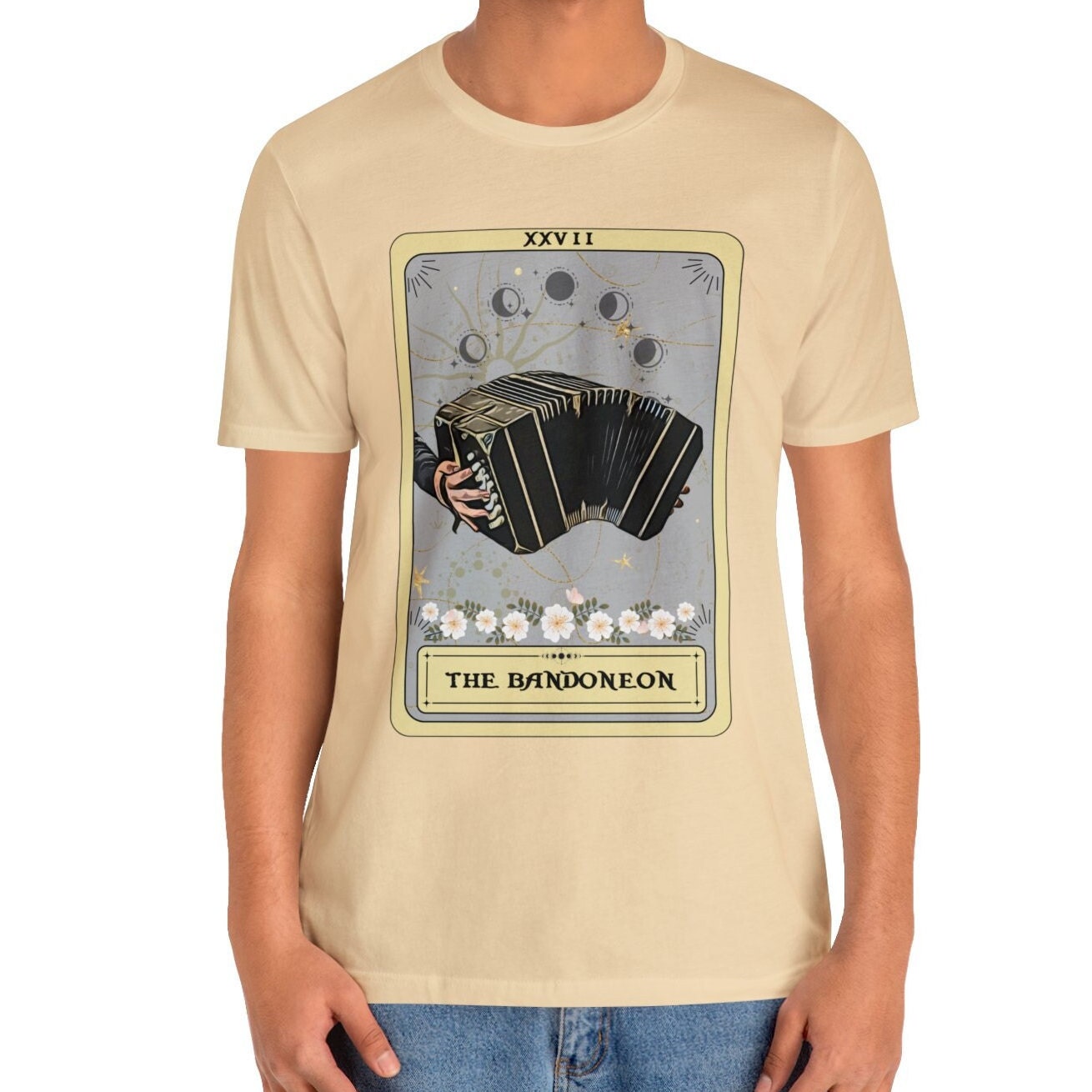 The Bandoneon Tarot Card Shirt, Tango Music Lover