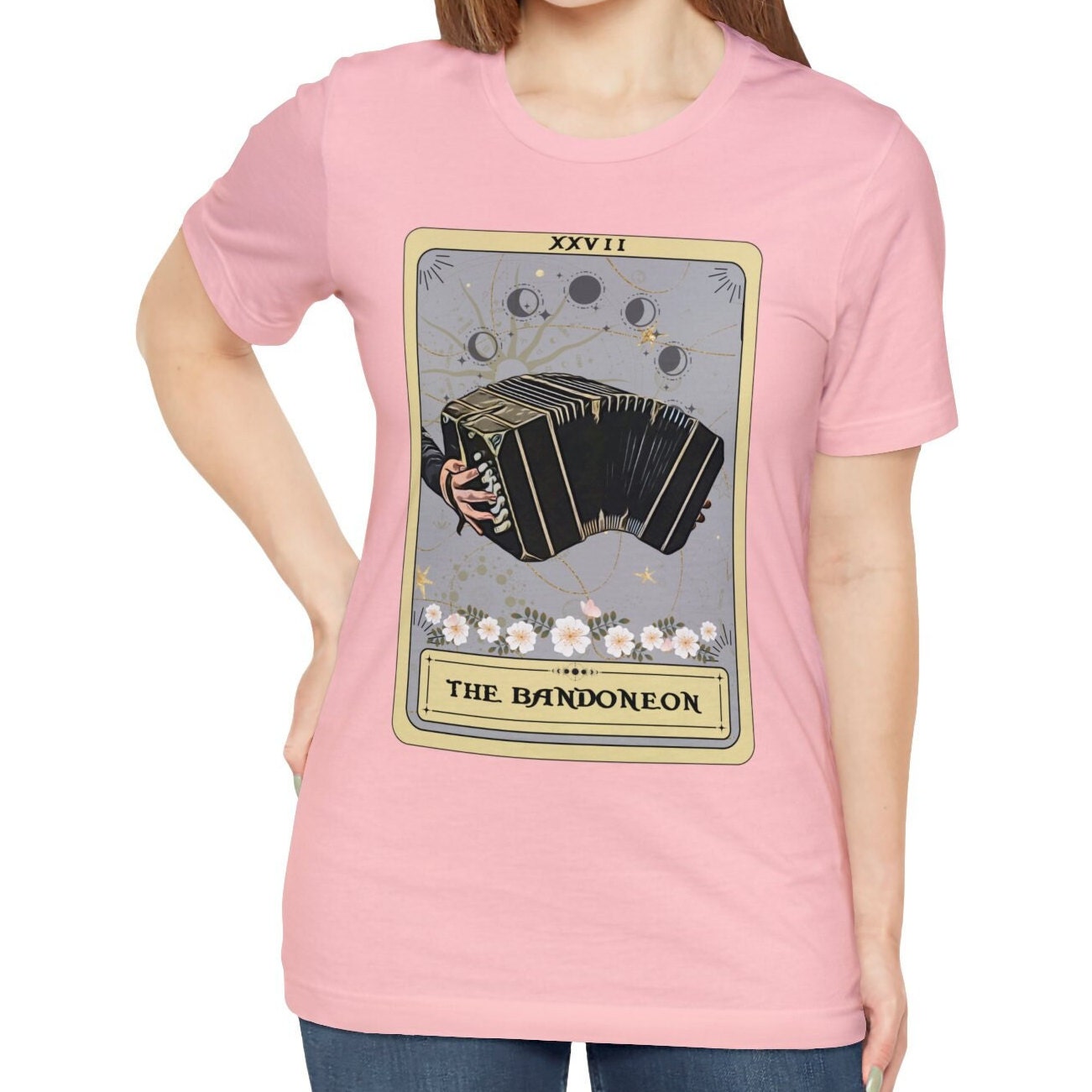 The Bandoneon Tarot Card Shirt, Tango Music Lover