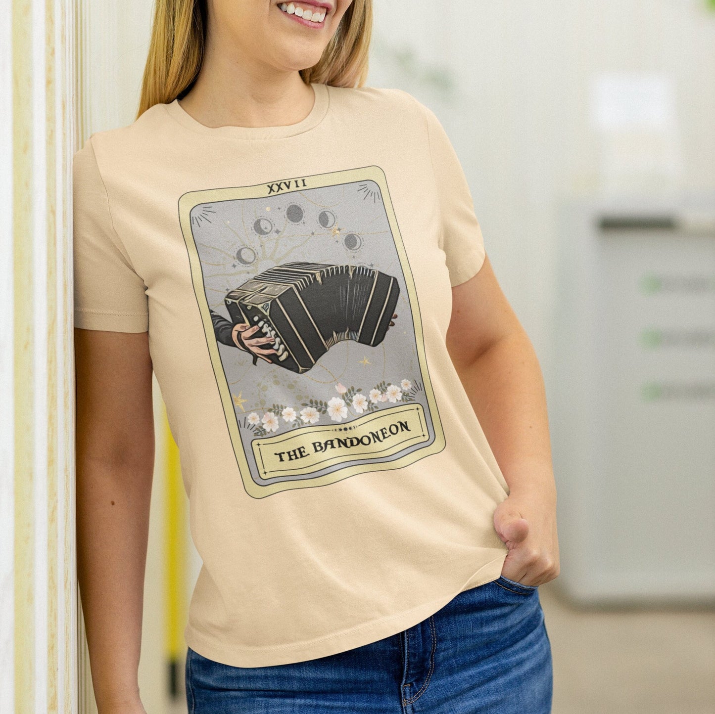 The Bandoneon Tarot Card Shirt, Tango Music Lover