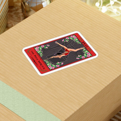 Pole Dancer Tarot Card Sticker,  3" x 4"