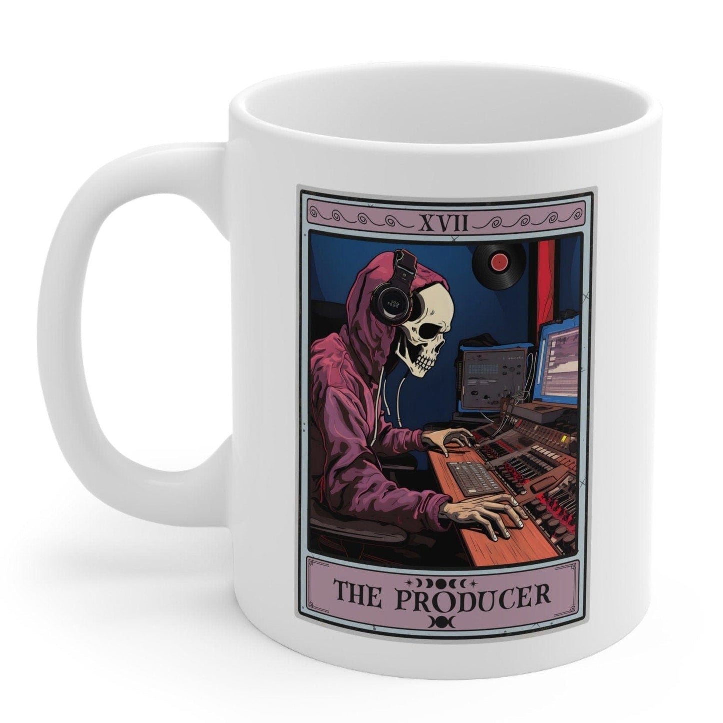 The Producer Tarot Card Mug, Music Recording Studio