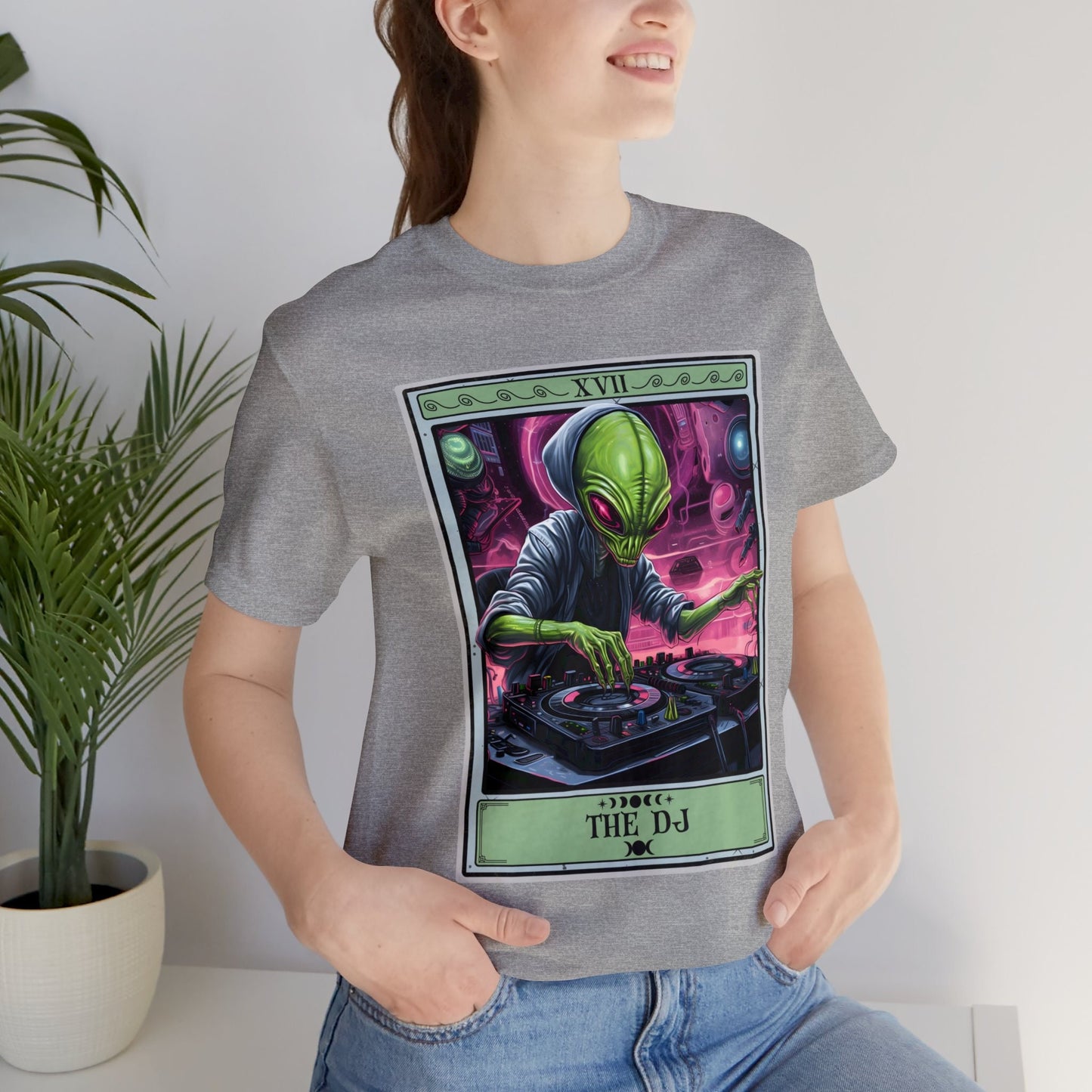 The DJ Tarot Card Shirt Alien