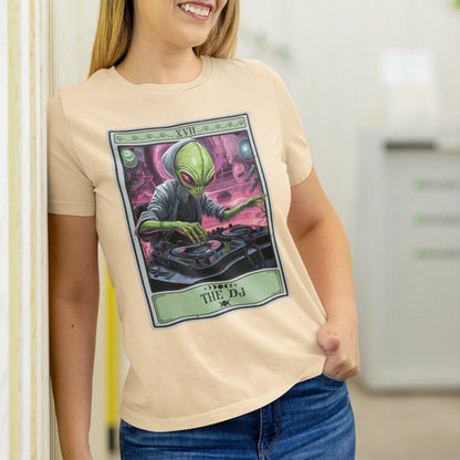 The DJ Tarot Card Shirt Alien