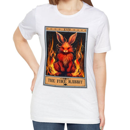 The Fire Rabbit Tarot Card Shirt