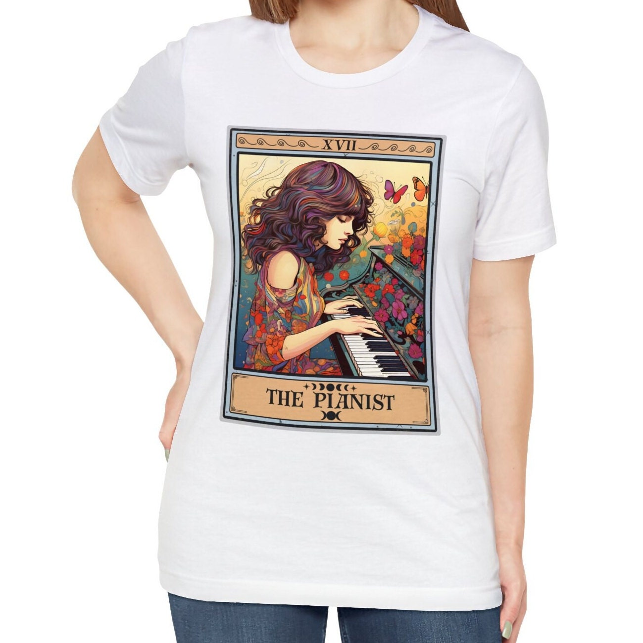The Pianist Tarot Card Shirt, Piano Player