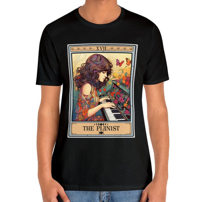 The Pianist Tarot Card Shirt, Piano Player