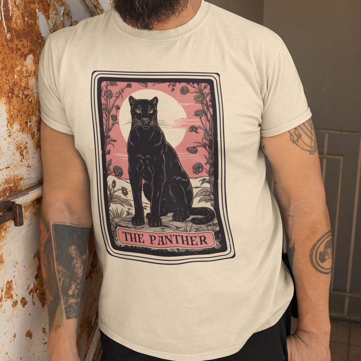The Panther Tarot Card Shirt, Black Panther