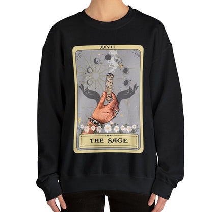 The Sage Tarot Card Sweatshirt, Apothecary Herbology