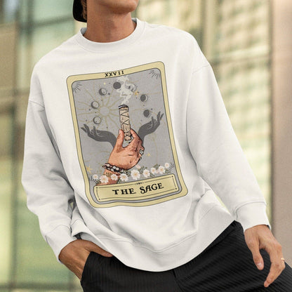 The Sage Tarot Card Sweatshirt, Apothecary Herbology