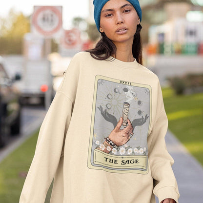 The Sage Tarot Card Sweatshirt, Apothecary Herbology