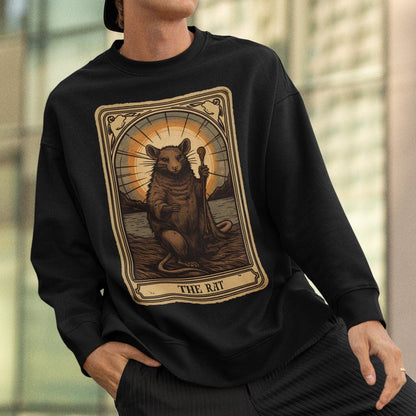 The Rat Tarot Card Sweatshirt, Animal Lover