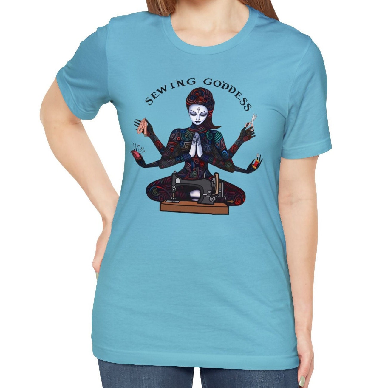 Sewing Goddess T-shirt, Sewer