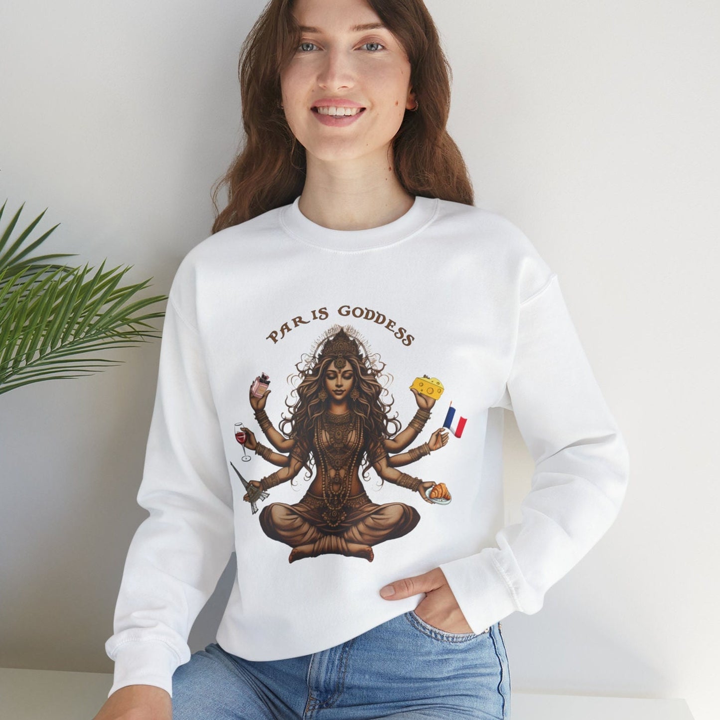 Paris Goddess Sweatshirt, Paris France