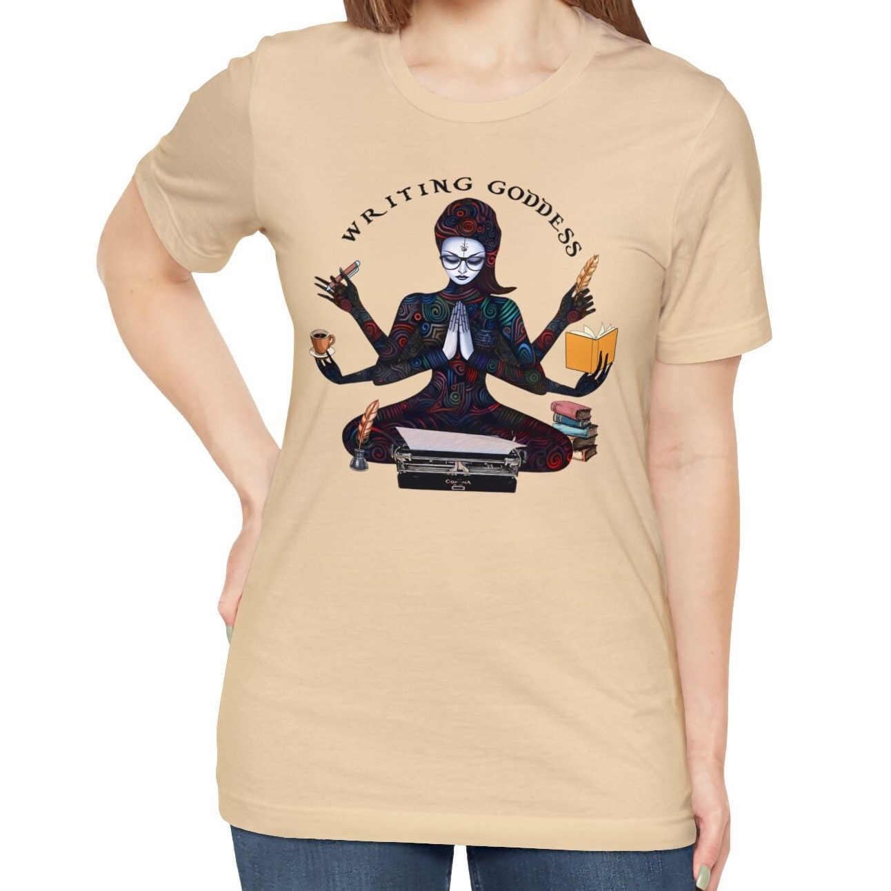 Writing Goddess T-shirt, Writer Author