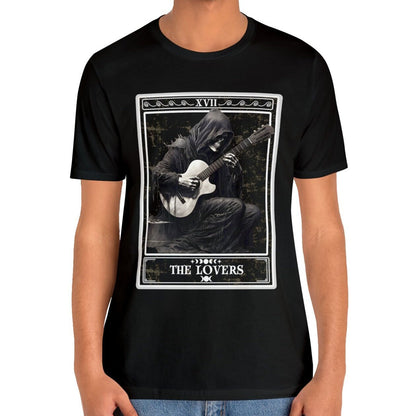 The Lovers Tarot Card Shirt, Guitar Player