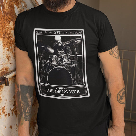 The Drummer Tarot Card T-Shirt